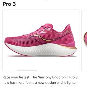GARAGE SALE - 
Women's Saucony Endorphin Pro 3, Size US 8.5 / EUR 40